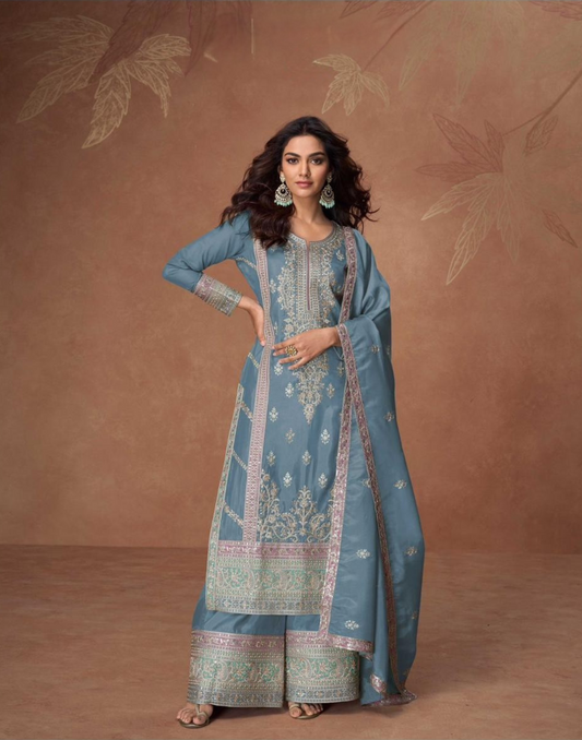 Royal Radiance Embroidered Suit