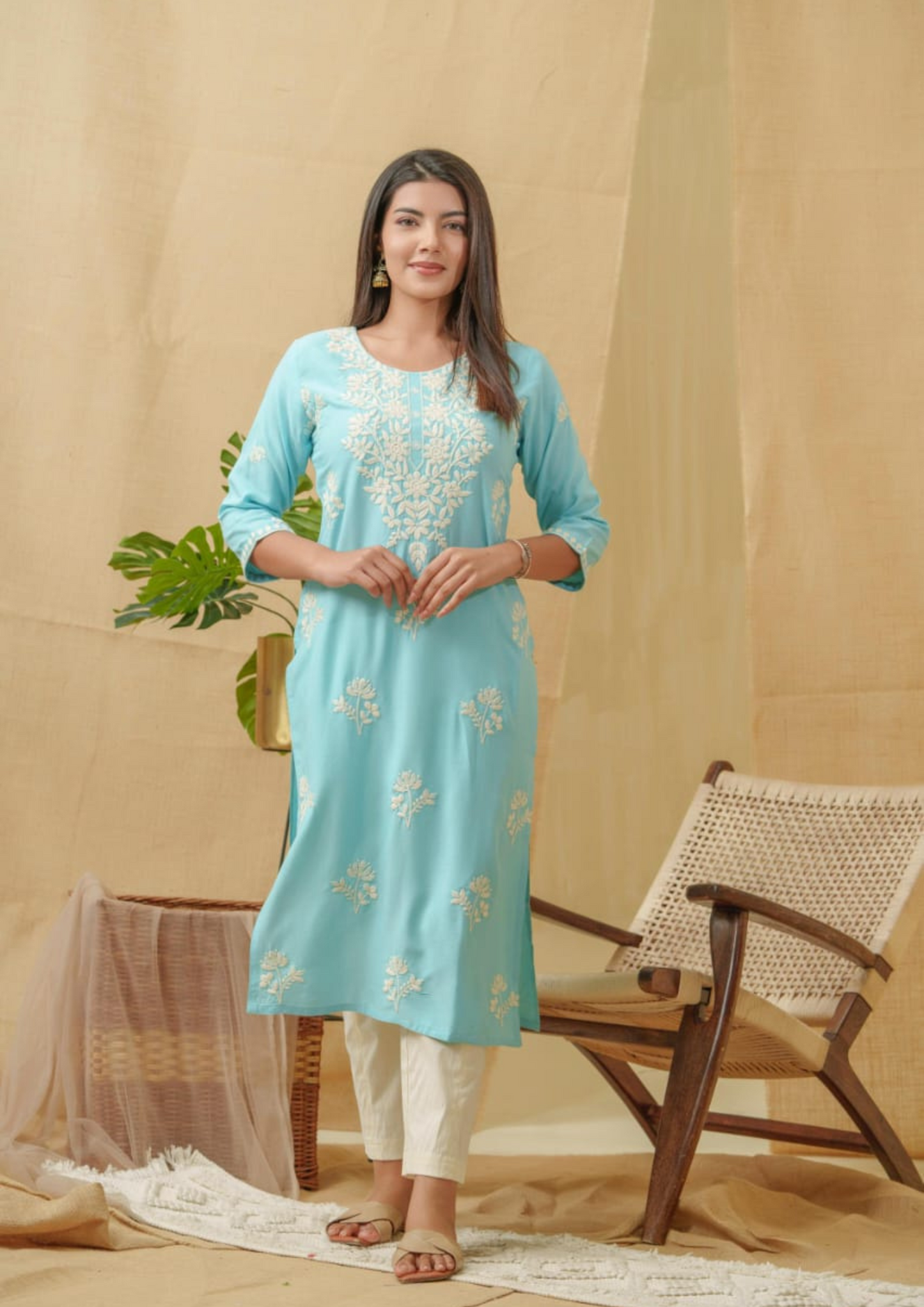 Combo NC - Pick & Choose | Kurti with Lakhnavi Work