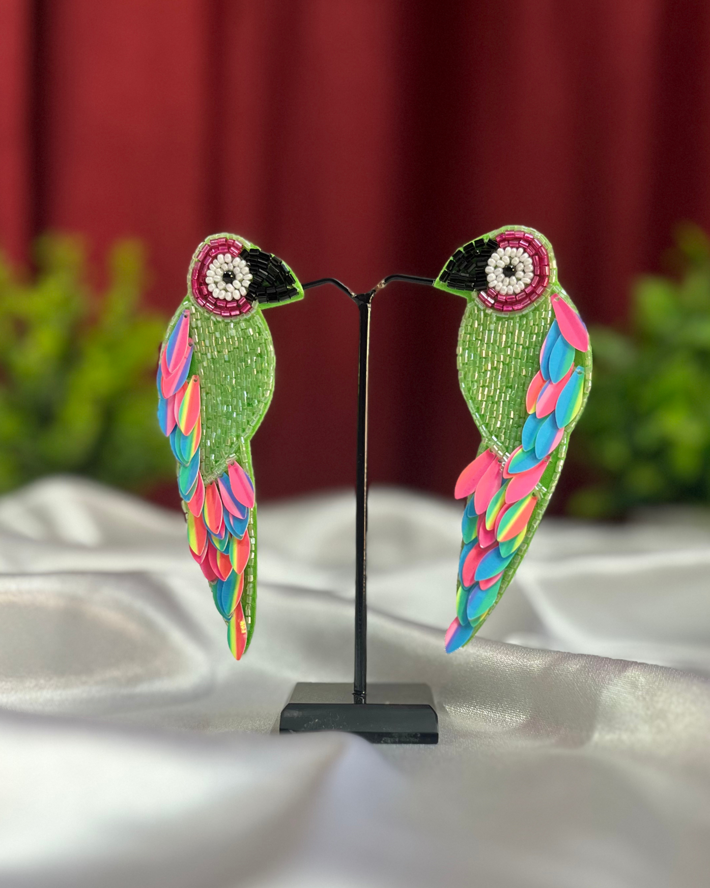 Desisnitch Parrot Handmade Earrings