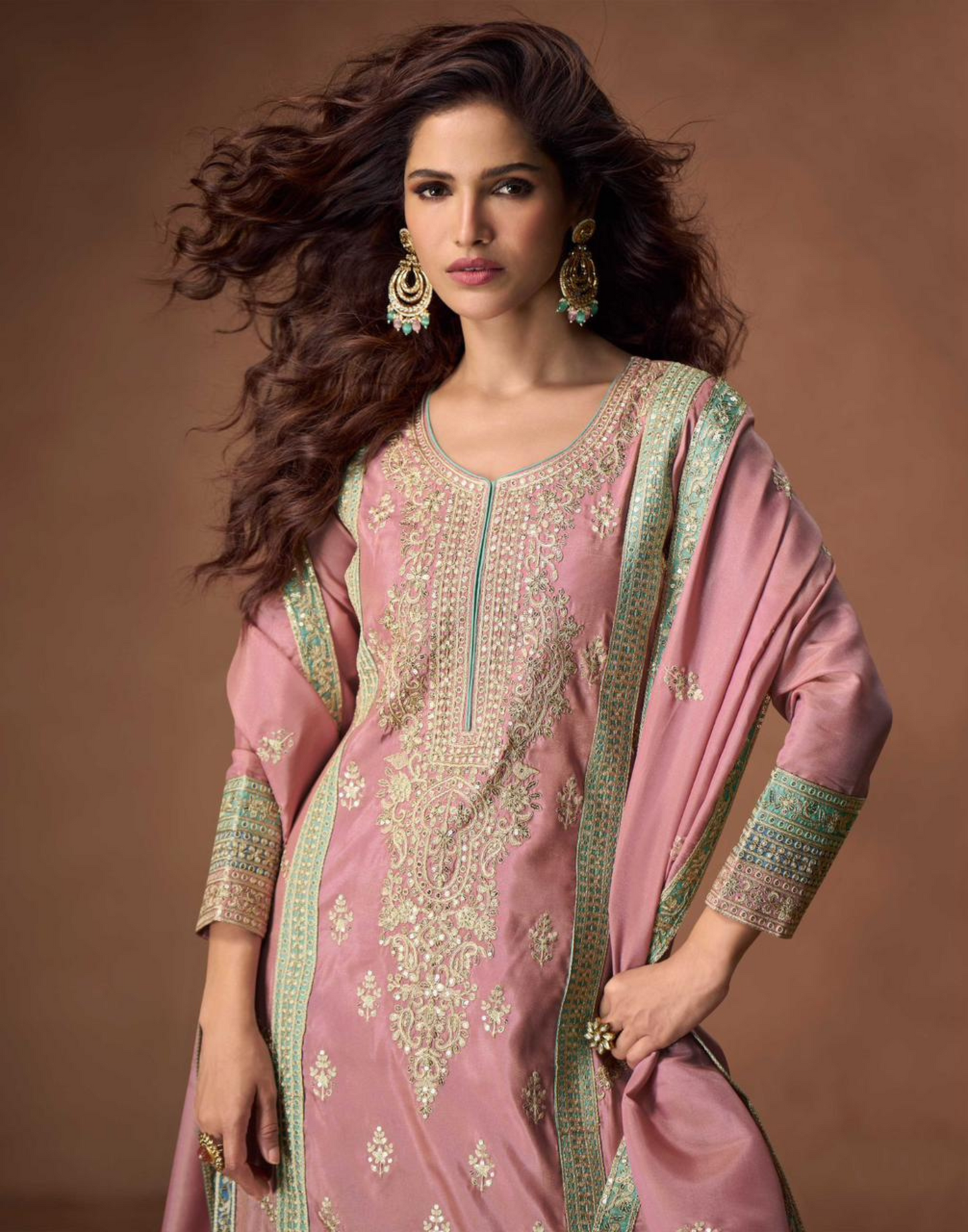Royal Radiance Embroidered Suit