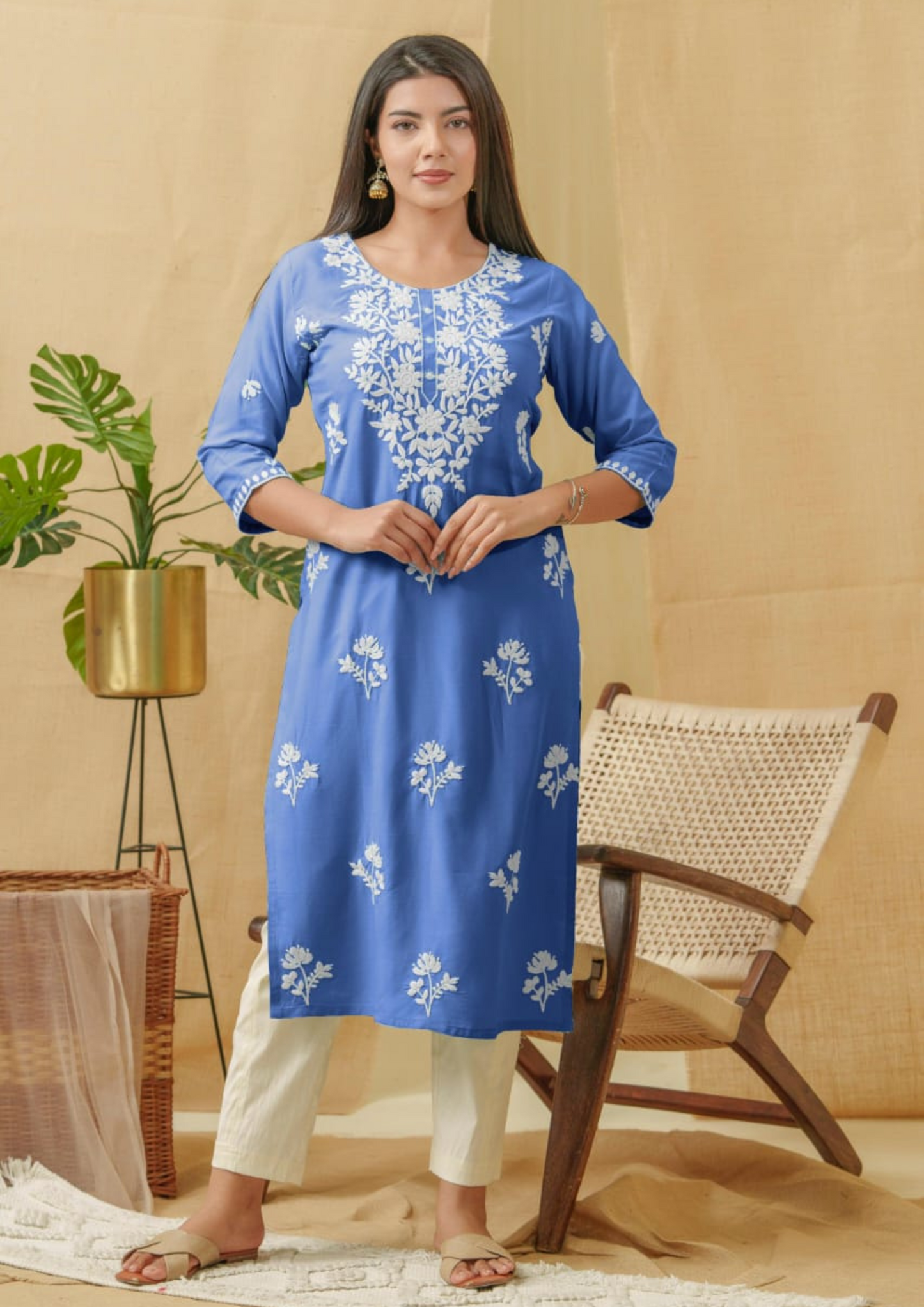 Combo NC - Pick & Choose | Kurti with Lakhnavi Work