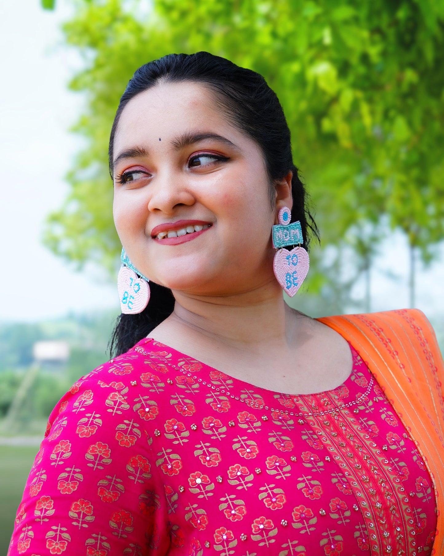 Desisnitch Handmade "Mom to Be" Earrings