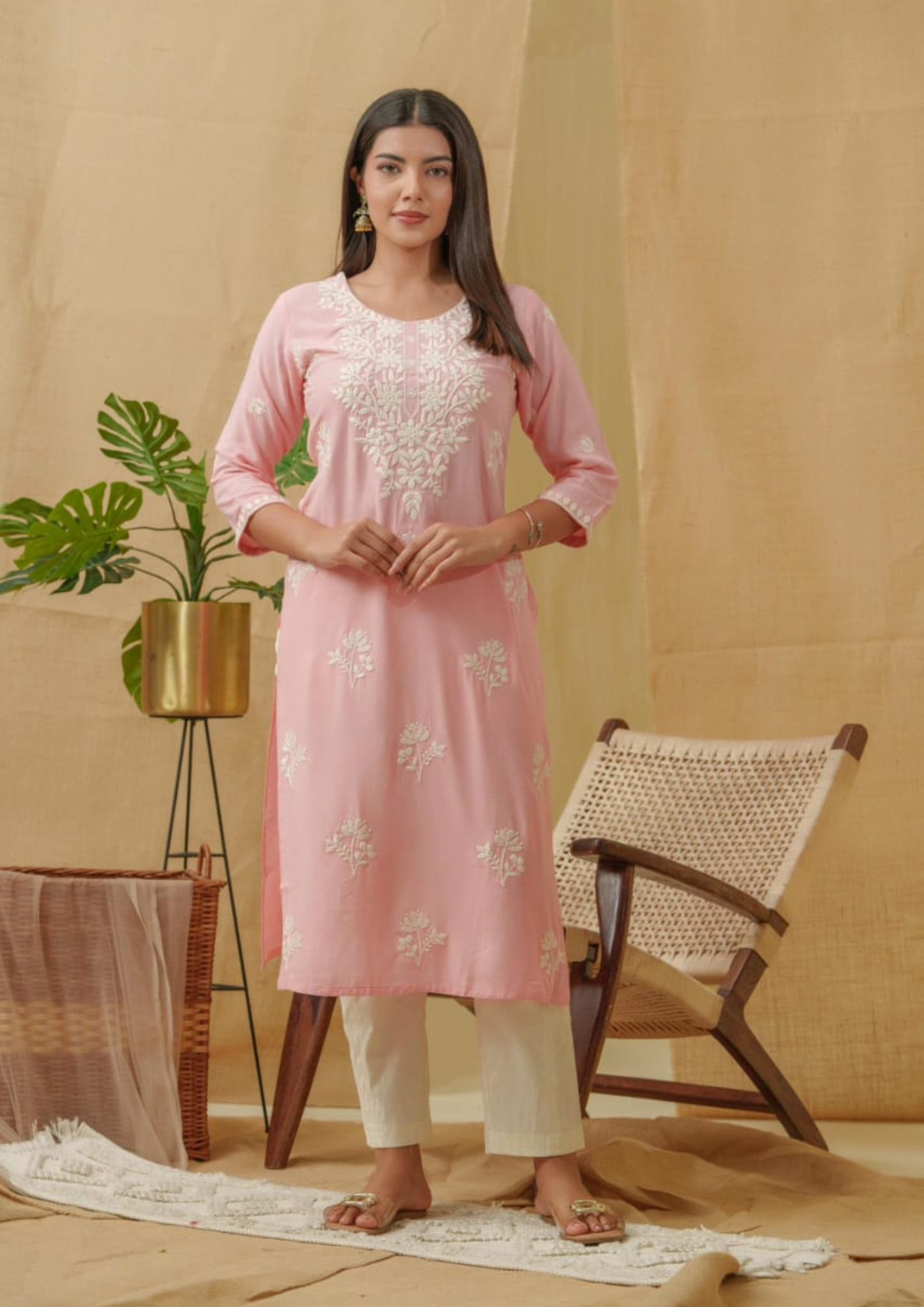 Combo NC - Pick & Choose | Kurti with Lakhnavi Work