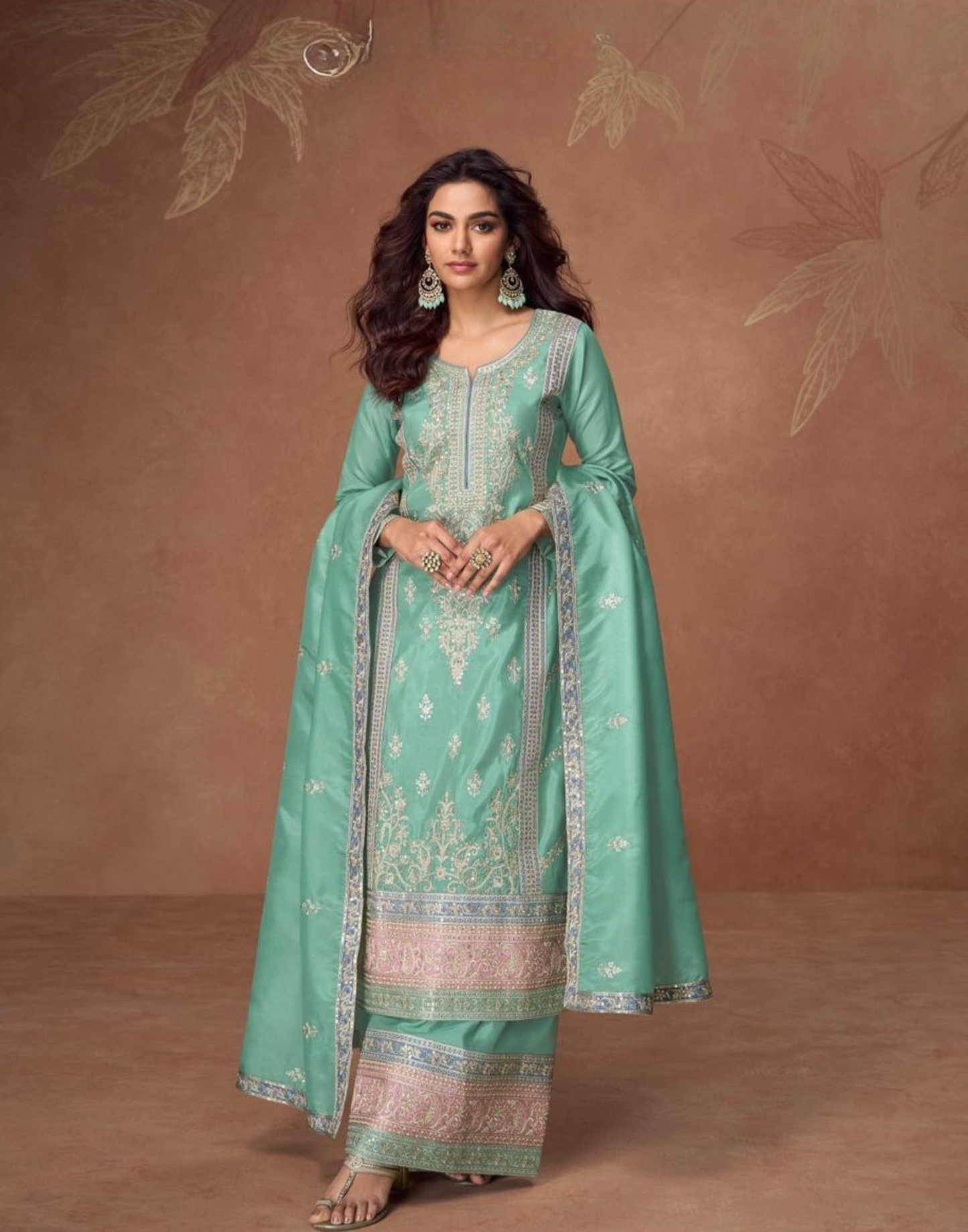 Royal Radiance Embroidered Suit