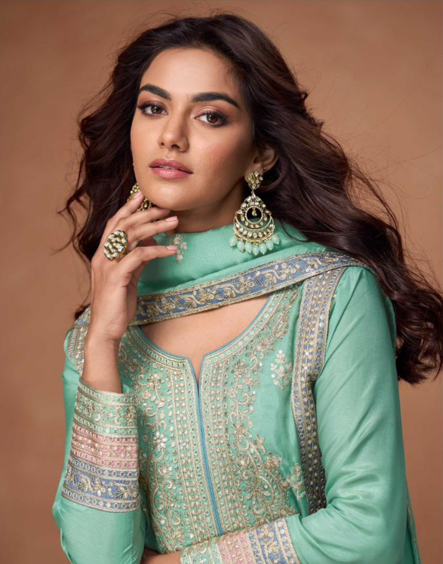 Royal Radiance Embroidered Suit