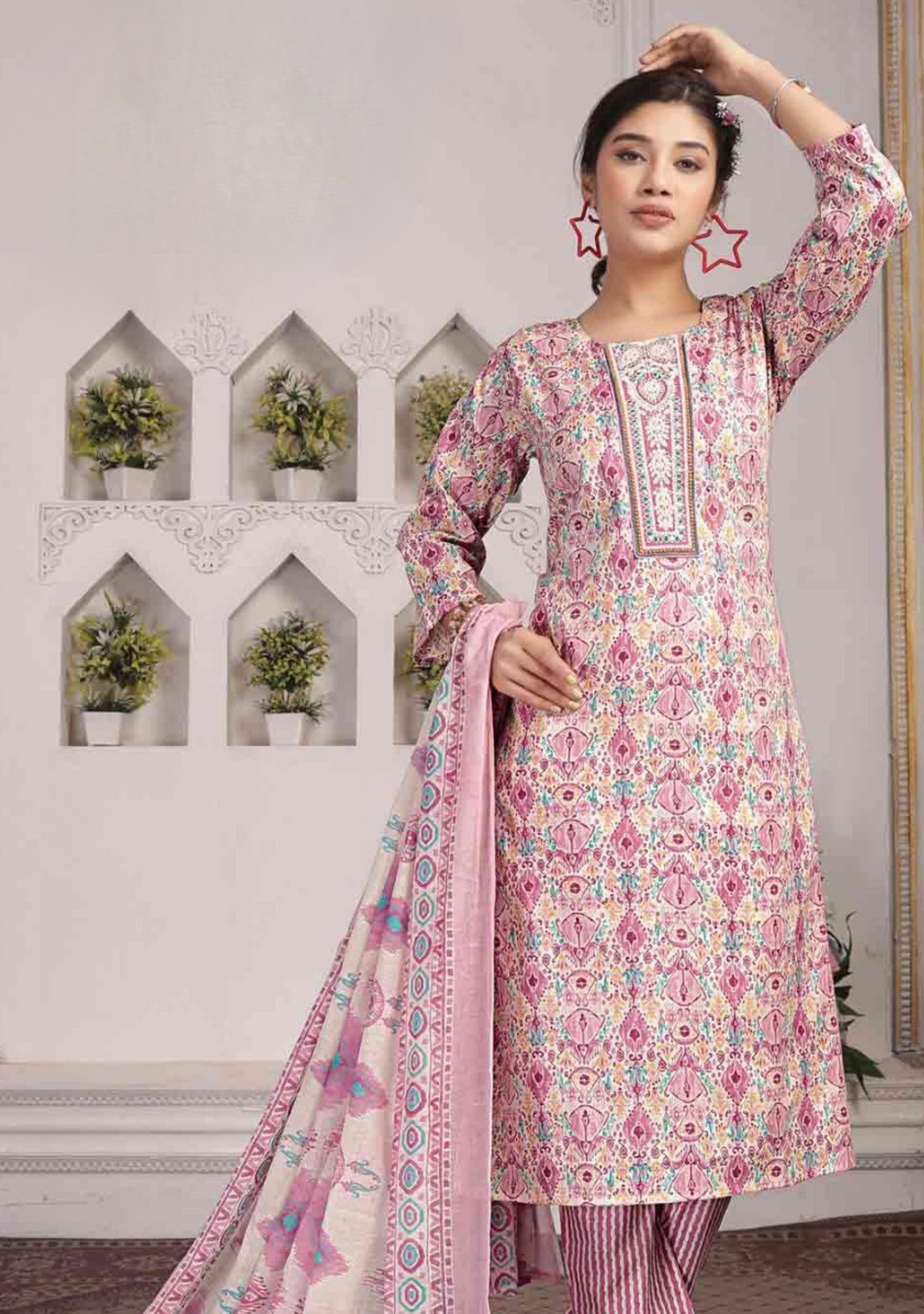 Goldy Plus – Cotton Kurti Set