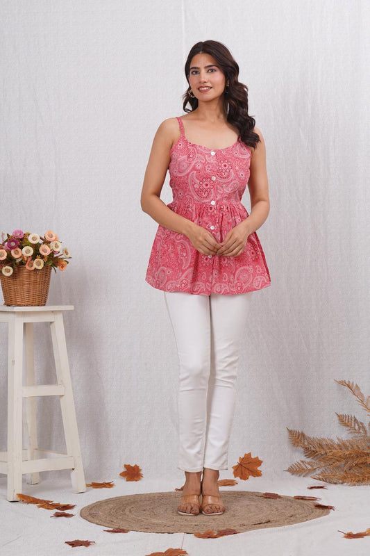 Summer Special Cotton Striped Top – Stay Cool & Stylish!