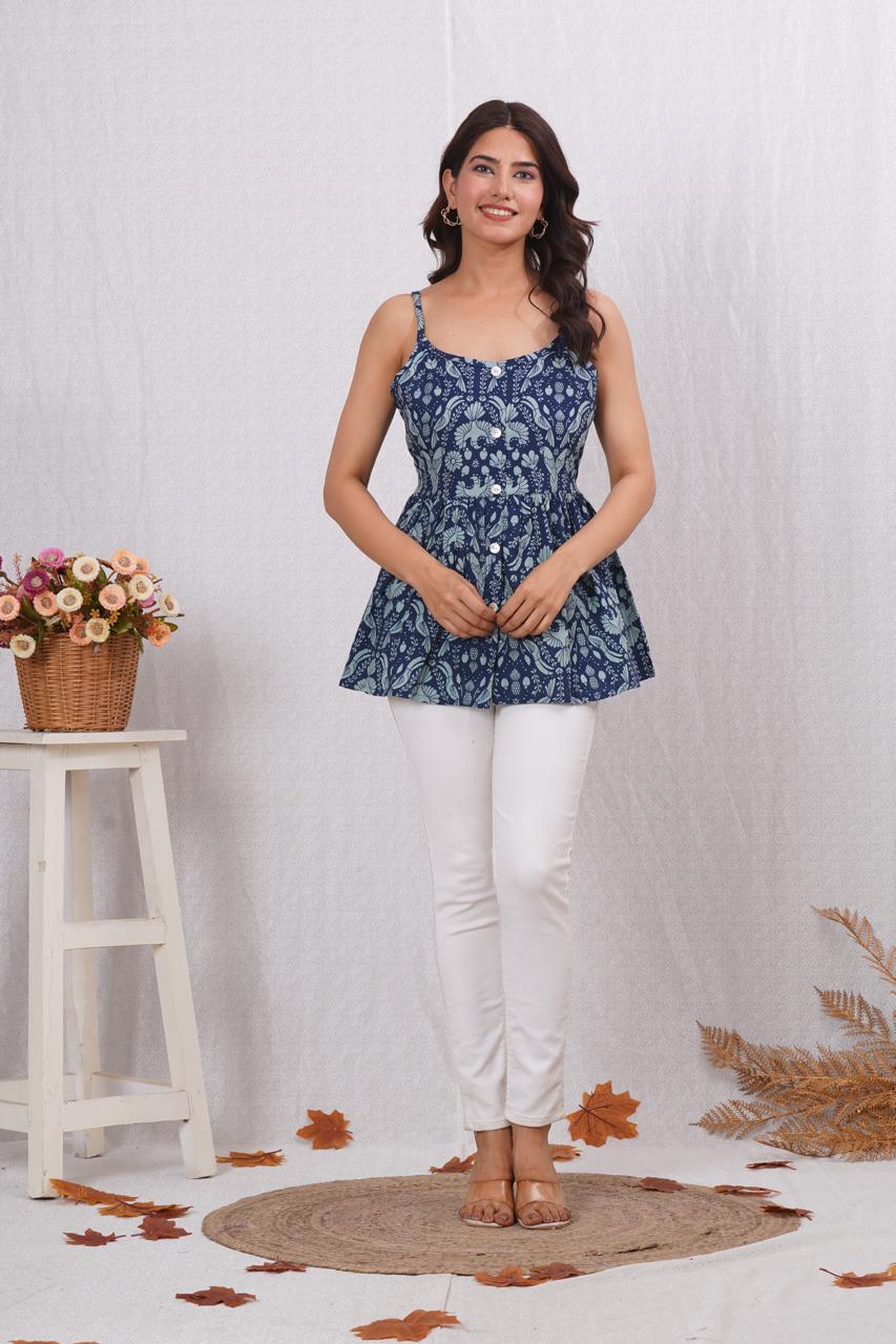 Summer Special Cotton Striped Top – Stay Cool & Stylish!