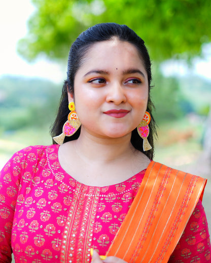 Desisnitch Handmade Cocktail Glass Earrings