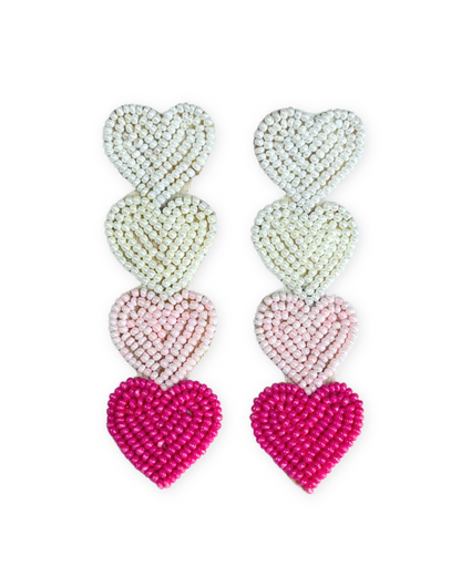 Desisnitch Handmade Heart Shaped Earrings