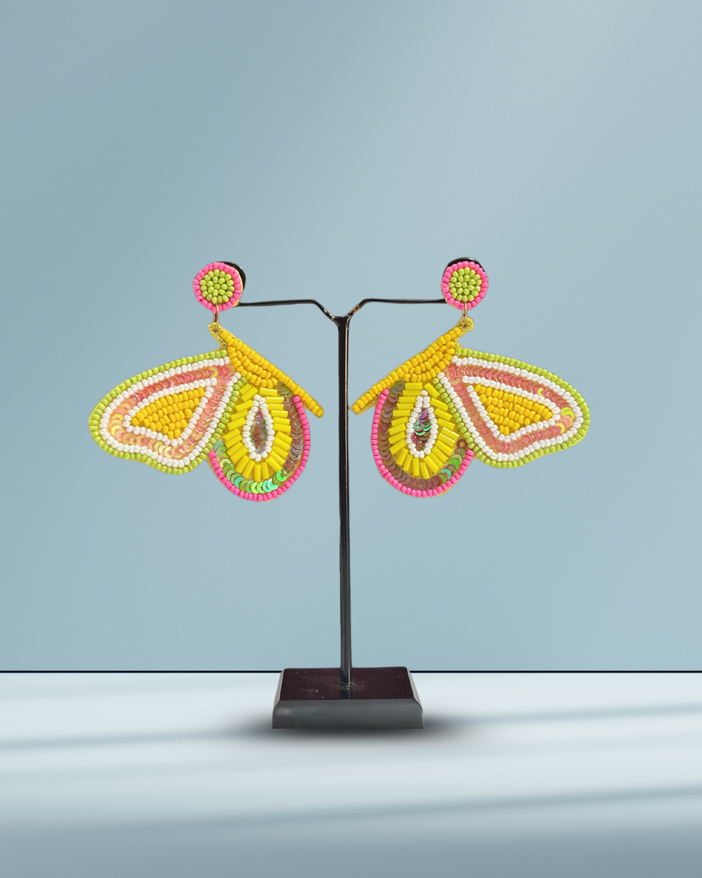 Desisnitch Handmade Earrings Combo – Butterfly & Ganesha Edition (Set of 2 Pairs)