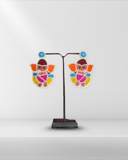 Desisnitch Handmade Earrings Combo – Butterfly & Ganesha Edition (Set of 2 Pairs)