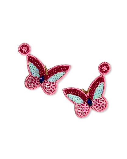 Butterfly Handmade Earrings by Desisnitch