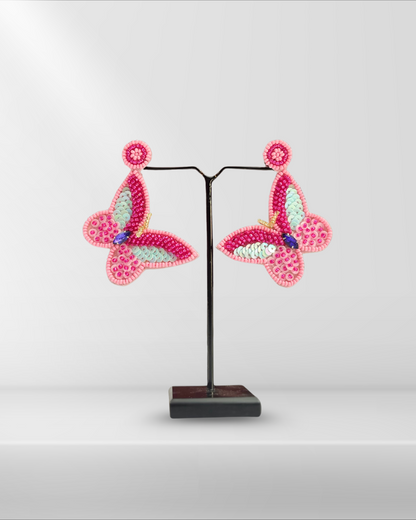 Butterfly Handmade Earrings by Desisnitch