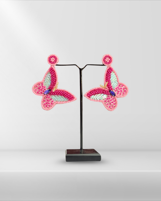 Butterfly Handmade Earrings by Desisnitch