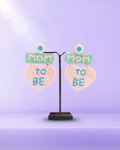 Desisnitch Handmade Earrings Combo – Rainbow & Mom-to-Be Edition (Set of 2 Pairs)