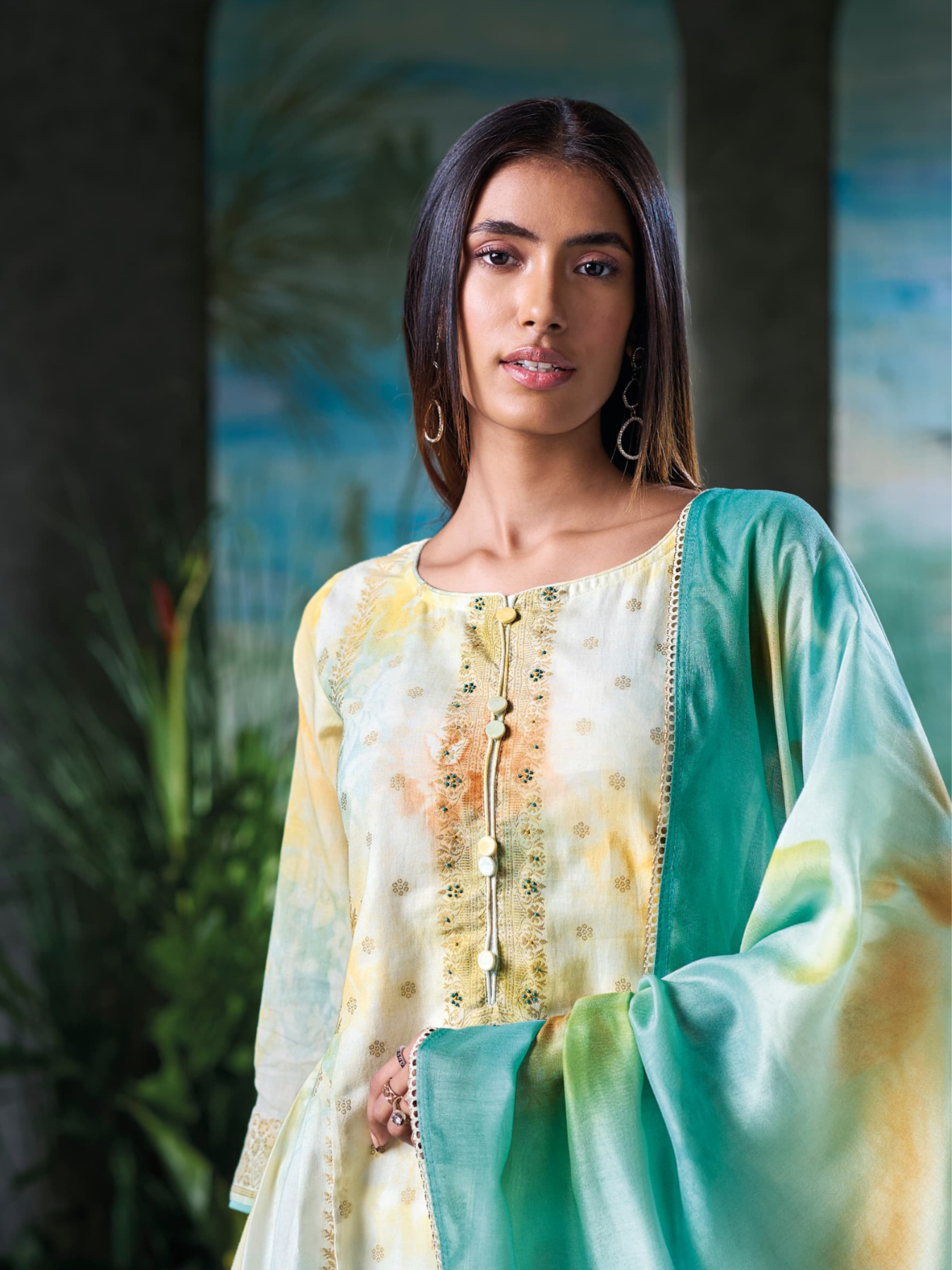 Cotton Printed Unstitched Suit – Perfect for Summer & Festivals