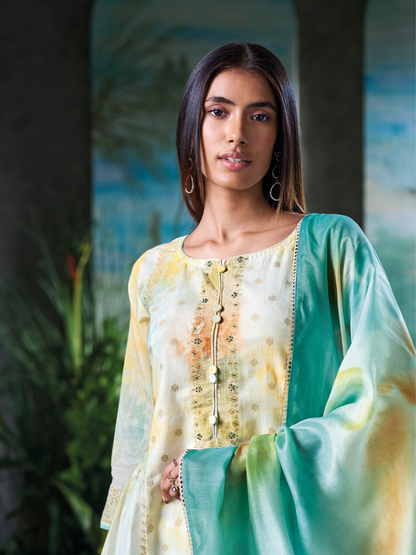 Cotton Printed Unstitched Suit – Perfect for Summer & Festivals