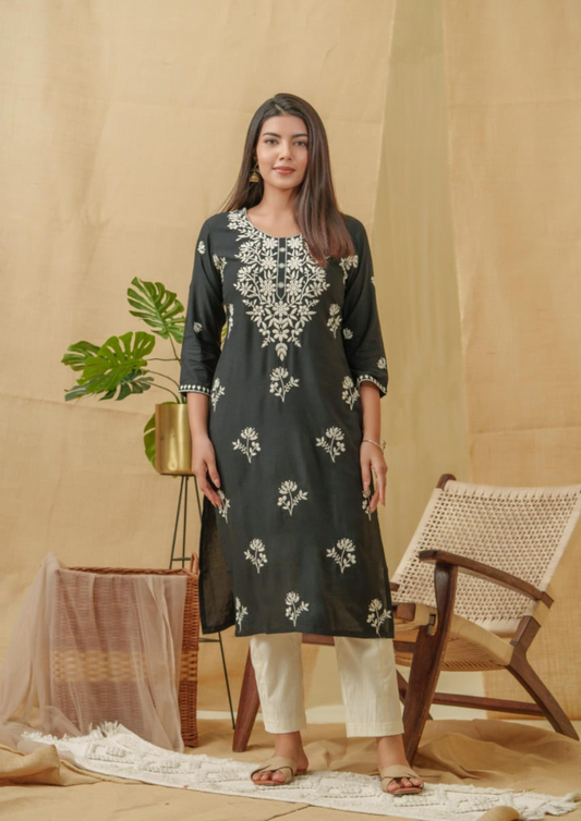 Combo NC - Pick & Choose | Kurti with Lakhnavi Work