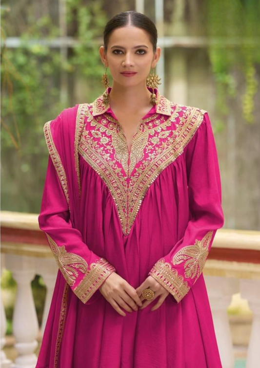 Your Choice Nirvi Heavy Chinon Designer Salwar Suit
