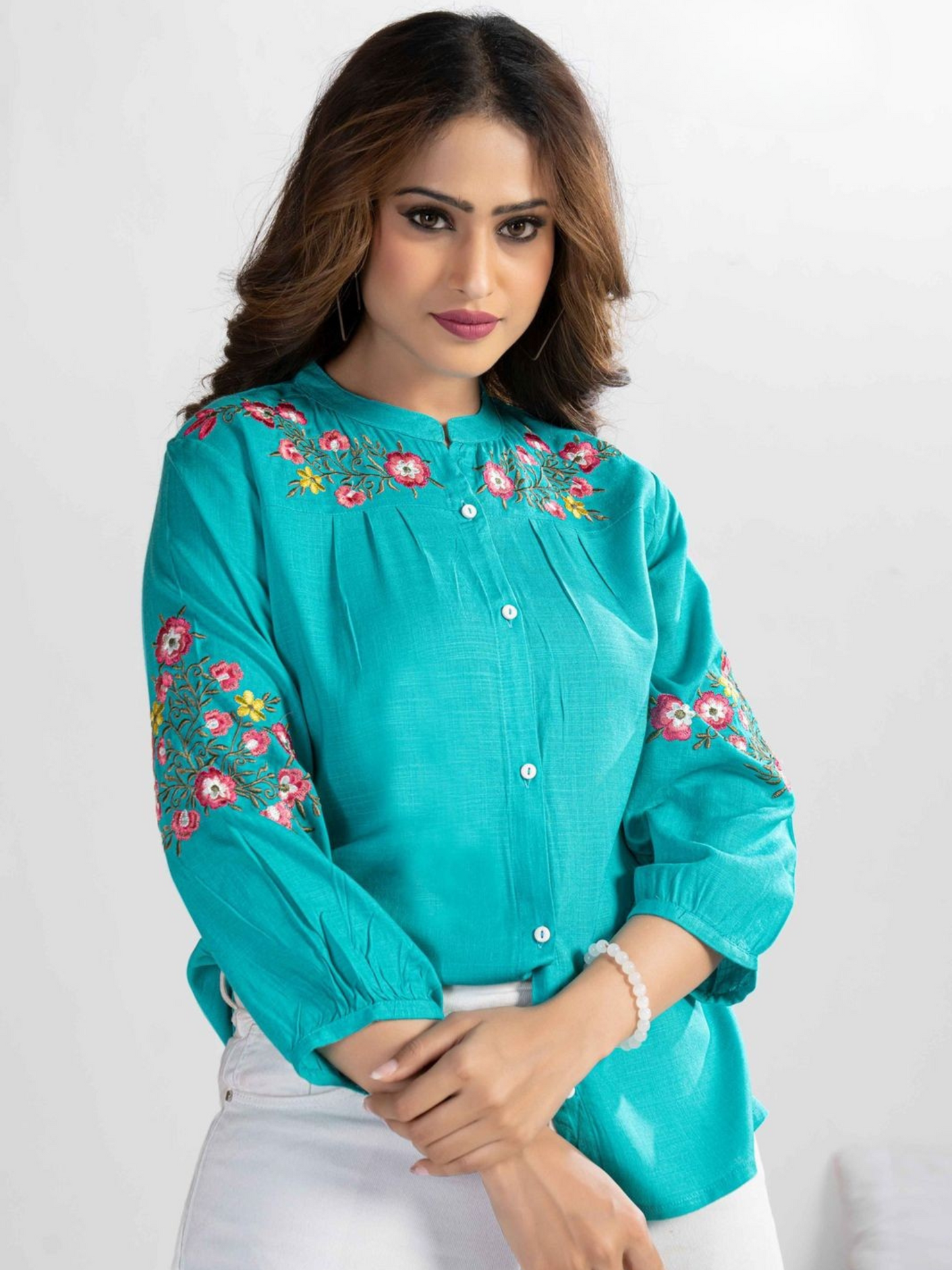 GAABAA D. NO. 905 – Elegant Regular Wear Embroidered Top