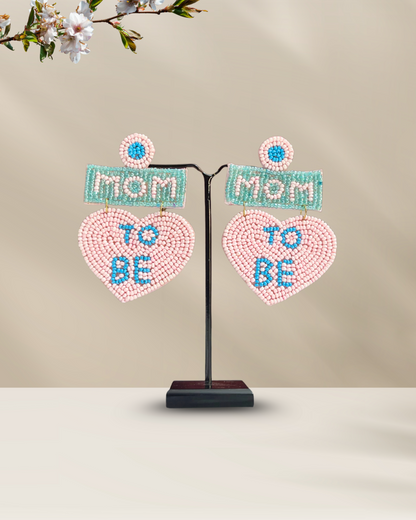 Desisnitch Handmade "Mom to Be" Earrings