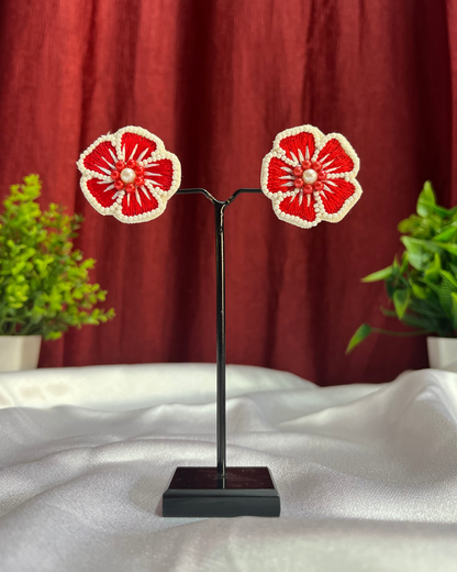 Desisnitch Floral Handmade Earrings