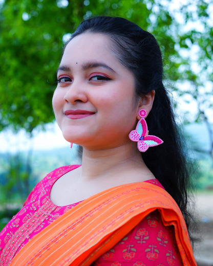 Butterfly Handmade Earrings by Desisnitch