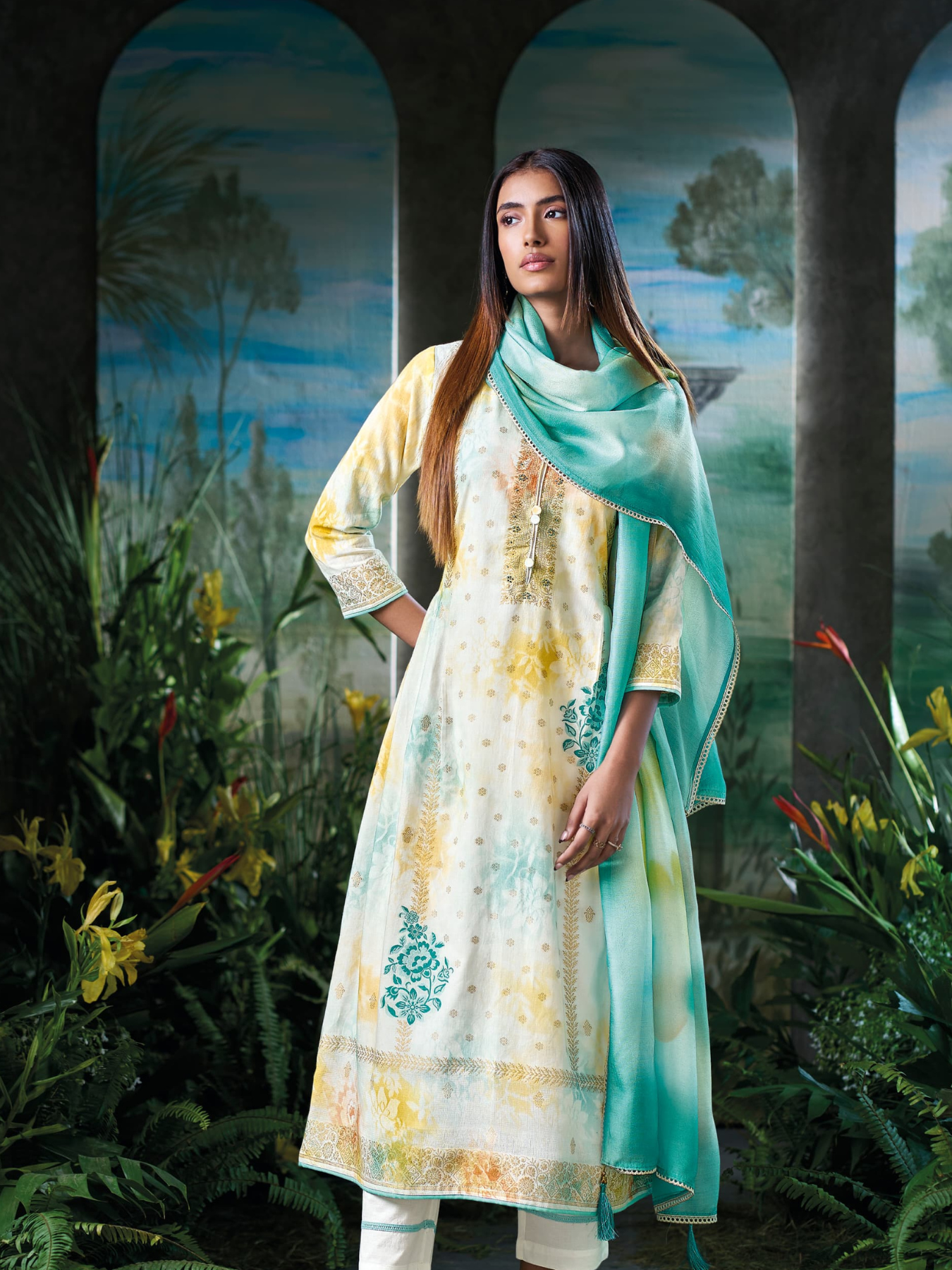 Cotton Printed Unstitched Suit – Perfect for Summer & Festivals