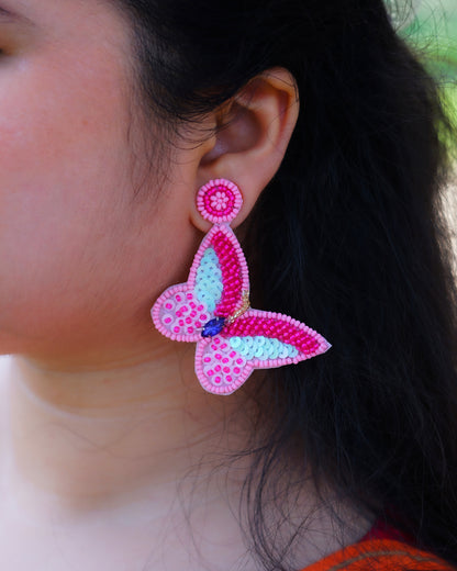 Butterfly Handmade Earrings by Desisnitch