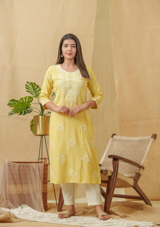 Combo NC - Pick & Choose | Kurti with Lakhnavi Work