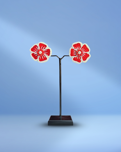 Desisnitch Floral Handmade Earrings