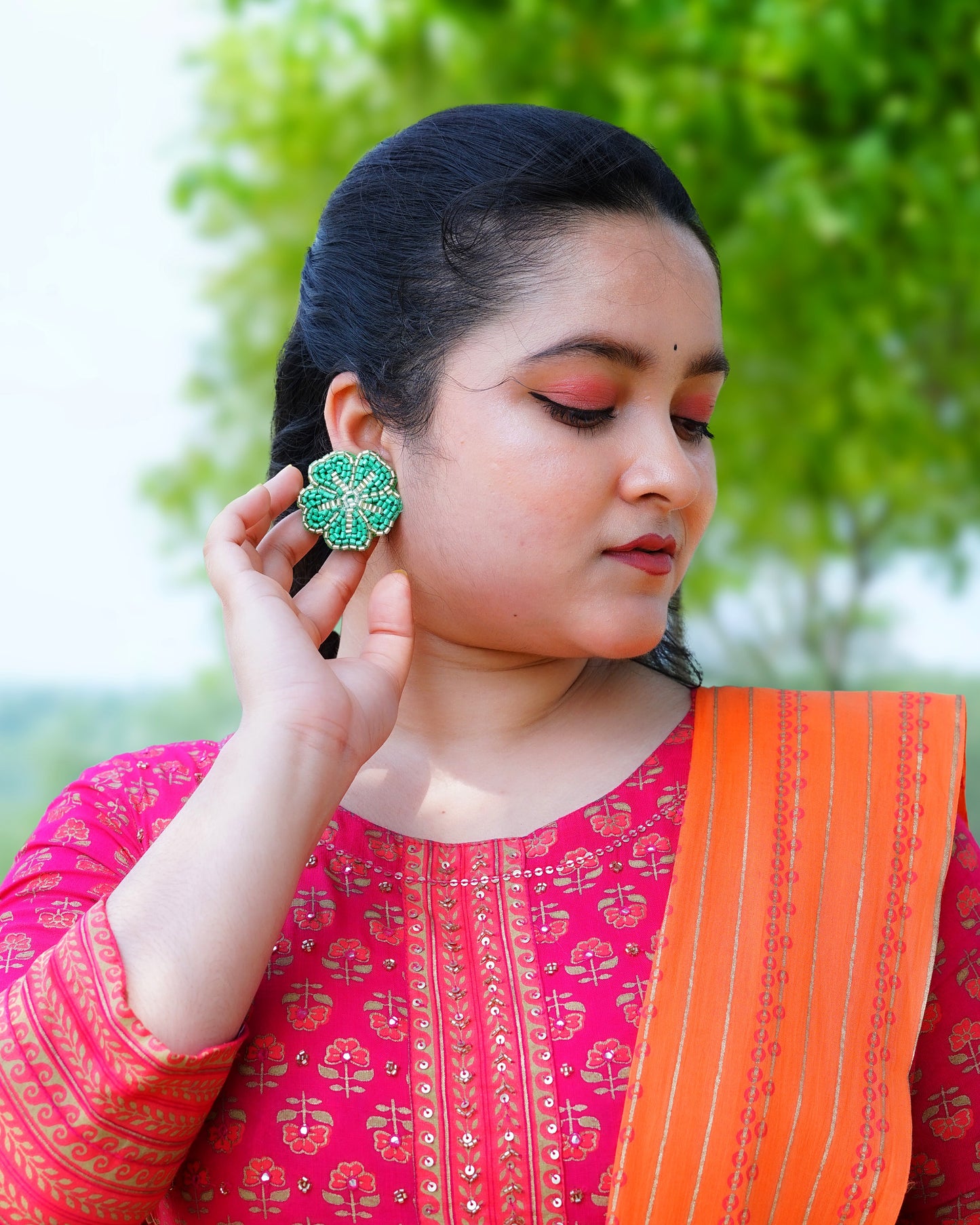 Desisnitch Bloom Handcraft Earrings