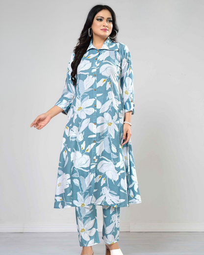 🌸 Premium Co-ord Set – Top & Bottom 🌸