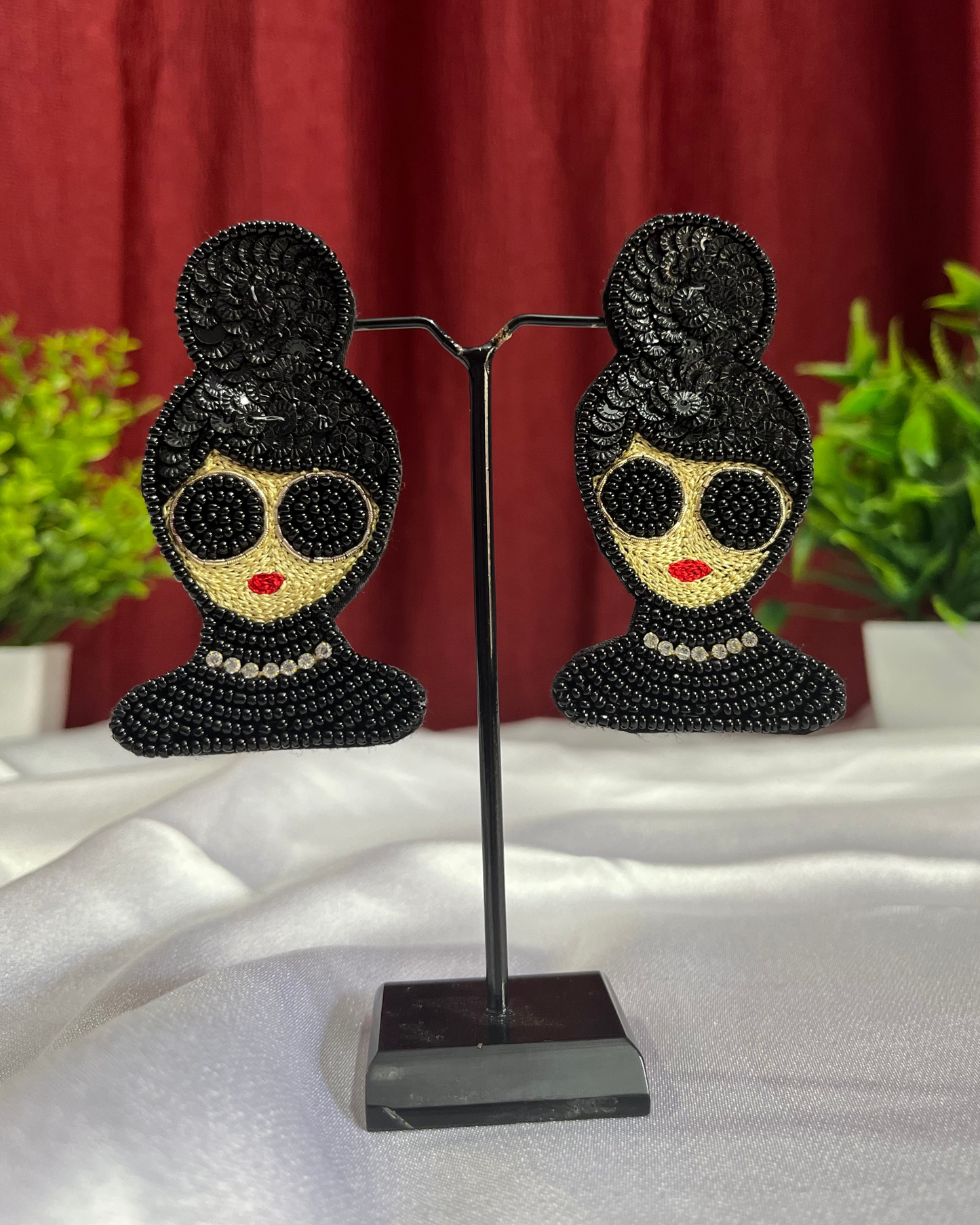 Desisnitch Black Handmade Earrings