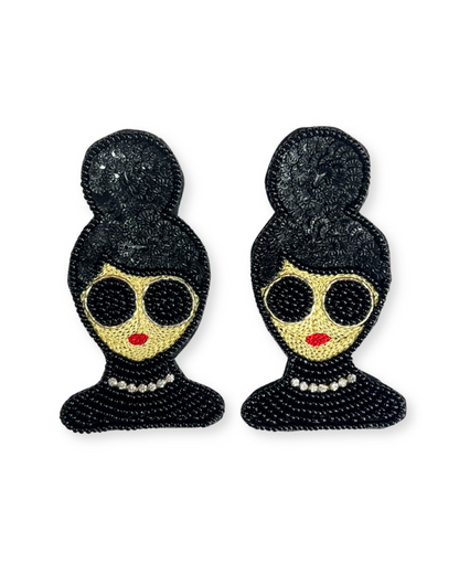 Desisnitch Black Handmade Earrings