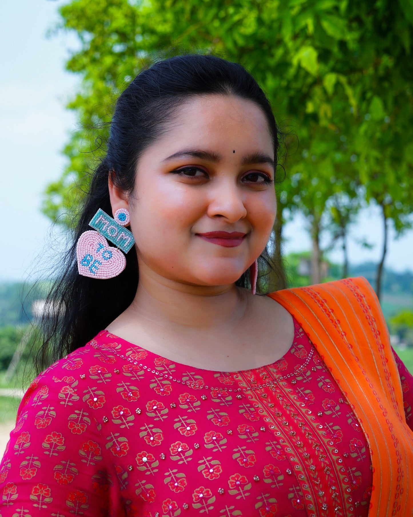 Desisnitch Handmade "Mom to Be" Earrings