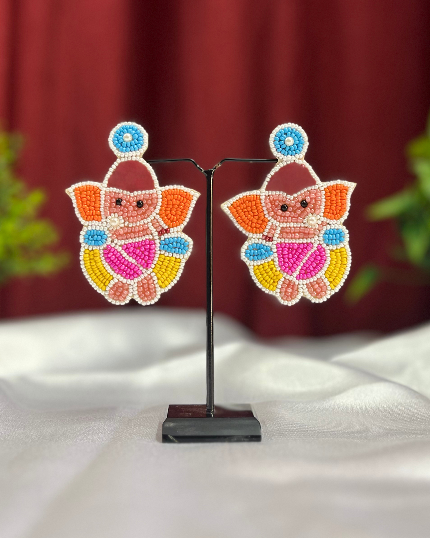 Desisnitch Ganesha Handmade Drop Earrings
