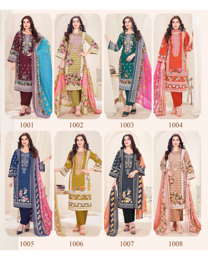 PREMIUM UNSTITCHED SUIT SET – PURE COTTON COMFORT