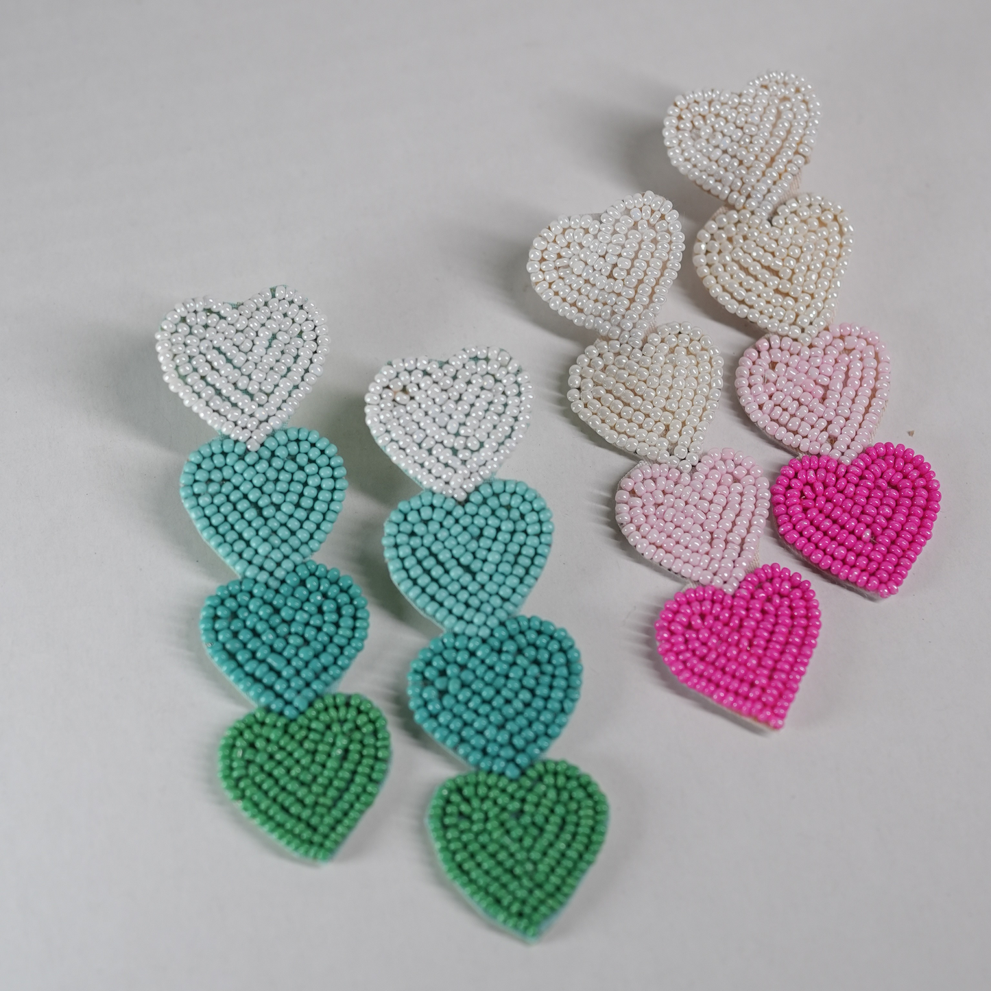 Desisnitch Handmade Heart Shaped Earrings