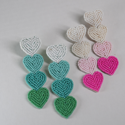 Desisnitch Handmade Heart Shaped Earrings