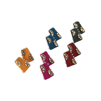 Handmade Sparkle Statement Earrings