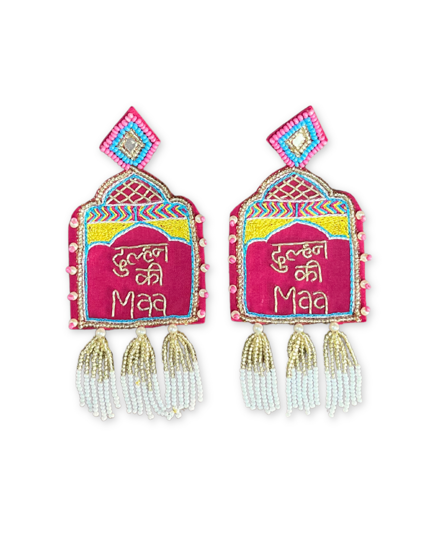 Desisnitch Handmade Bride's Queen Earrings