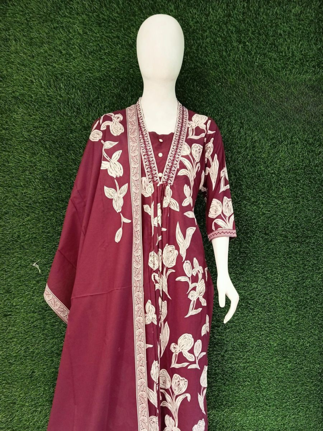 COMBO NC – Stylish Camric Cotton Embroidered Suit