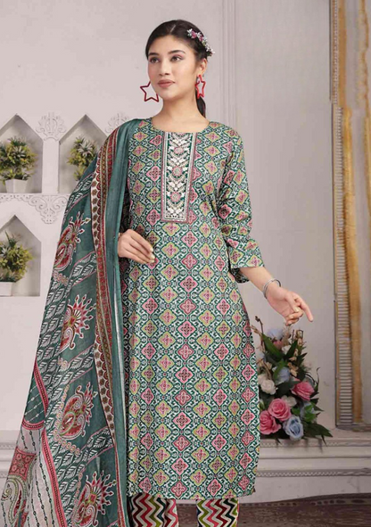 Goldy Plus – Cotton Kurti Set