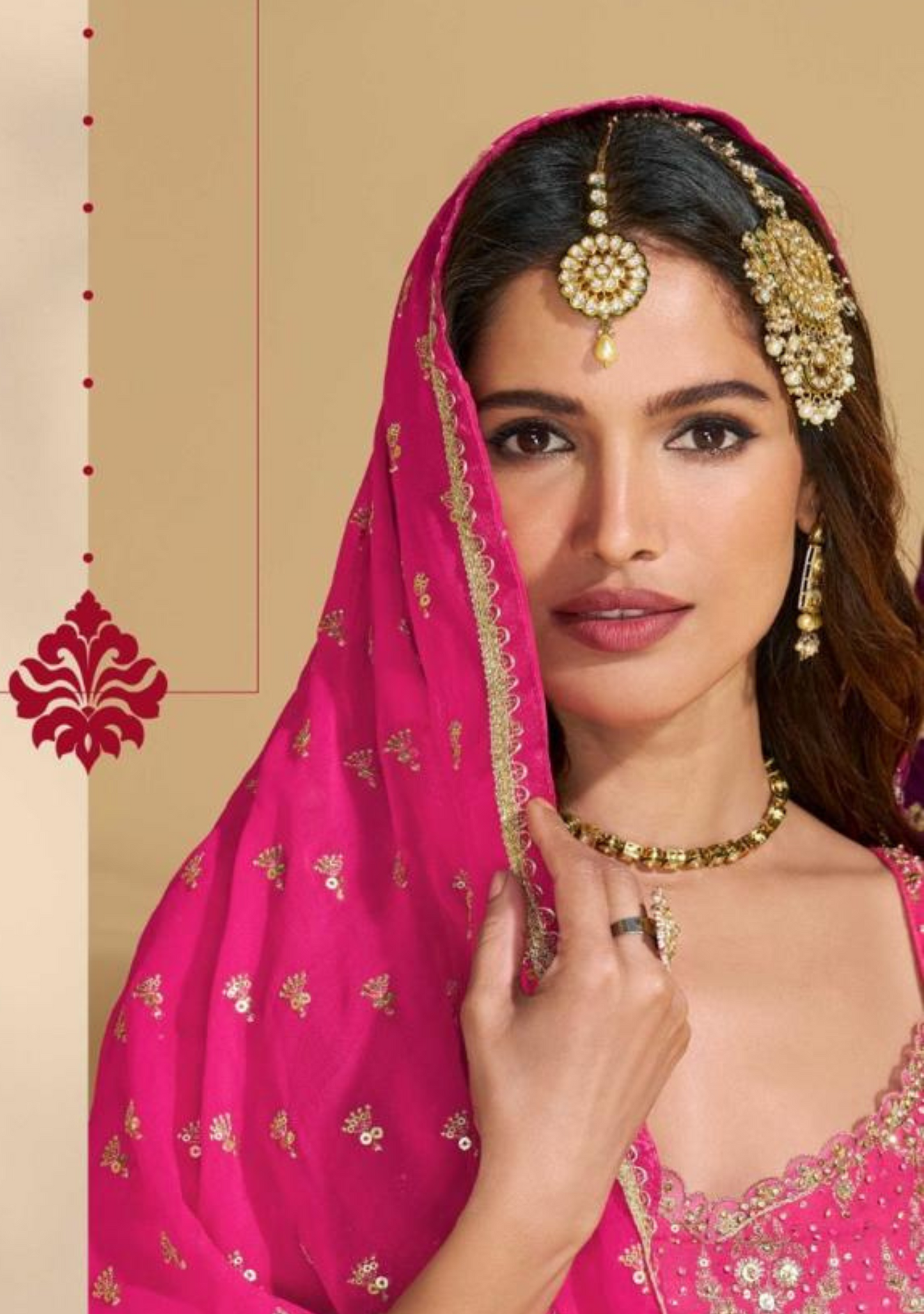 Free-Size Stitched Georgette Ensemble – Premium Embroidered Set