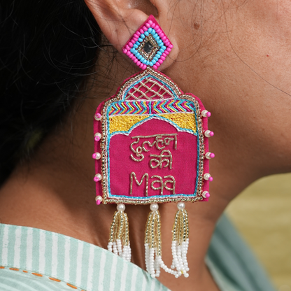 Desisnitch Handmade Bride's Queen Earrings