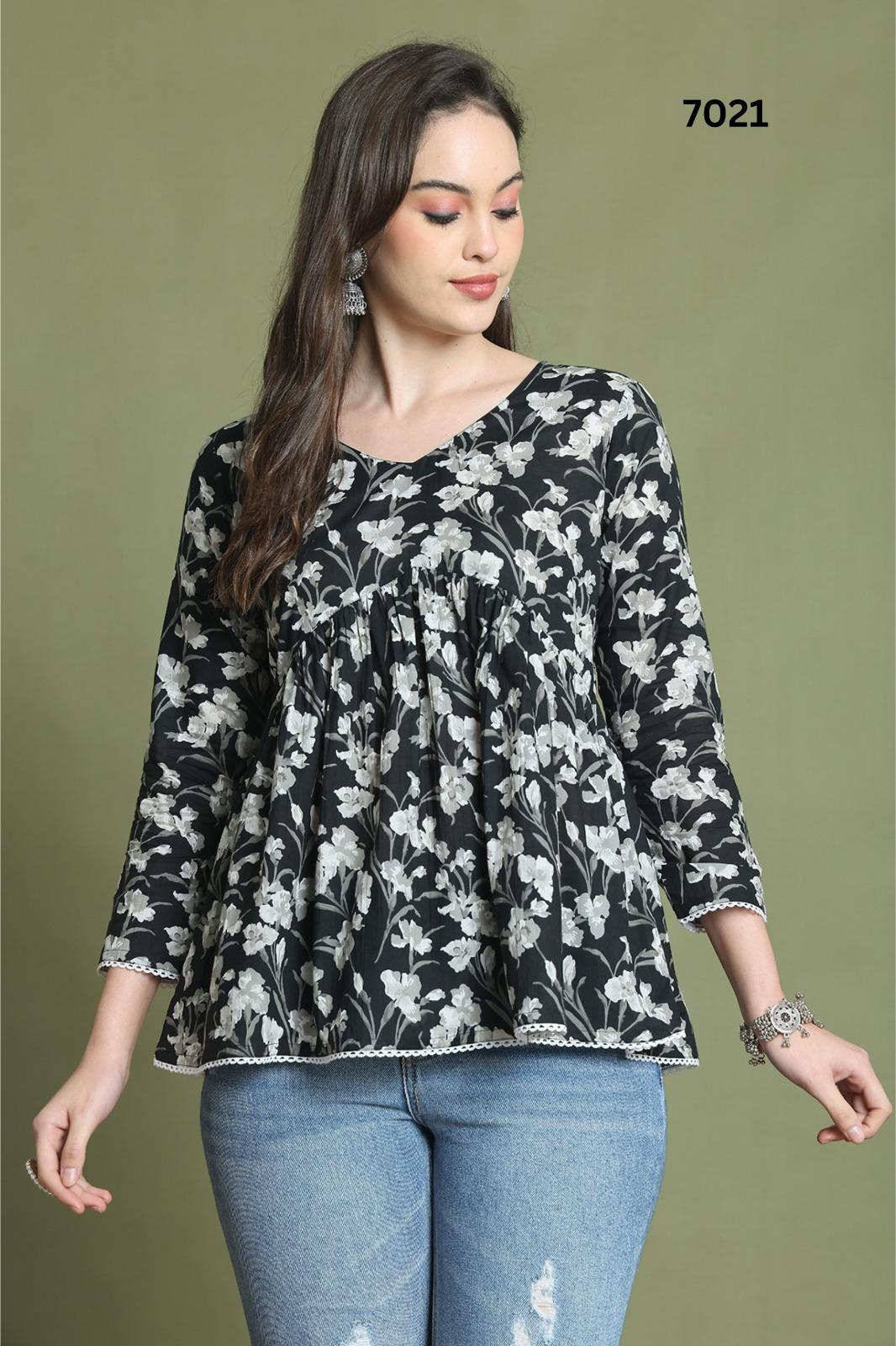 Trendy Printed Tops – 44 Unique Designs | Just ₹450