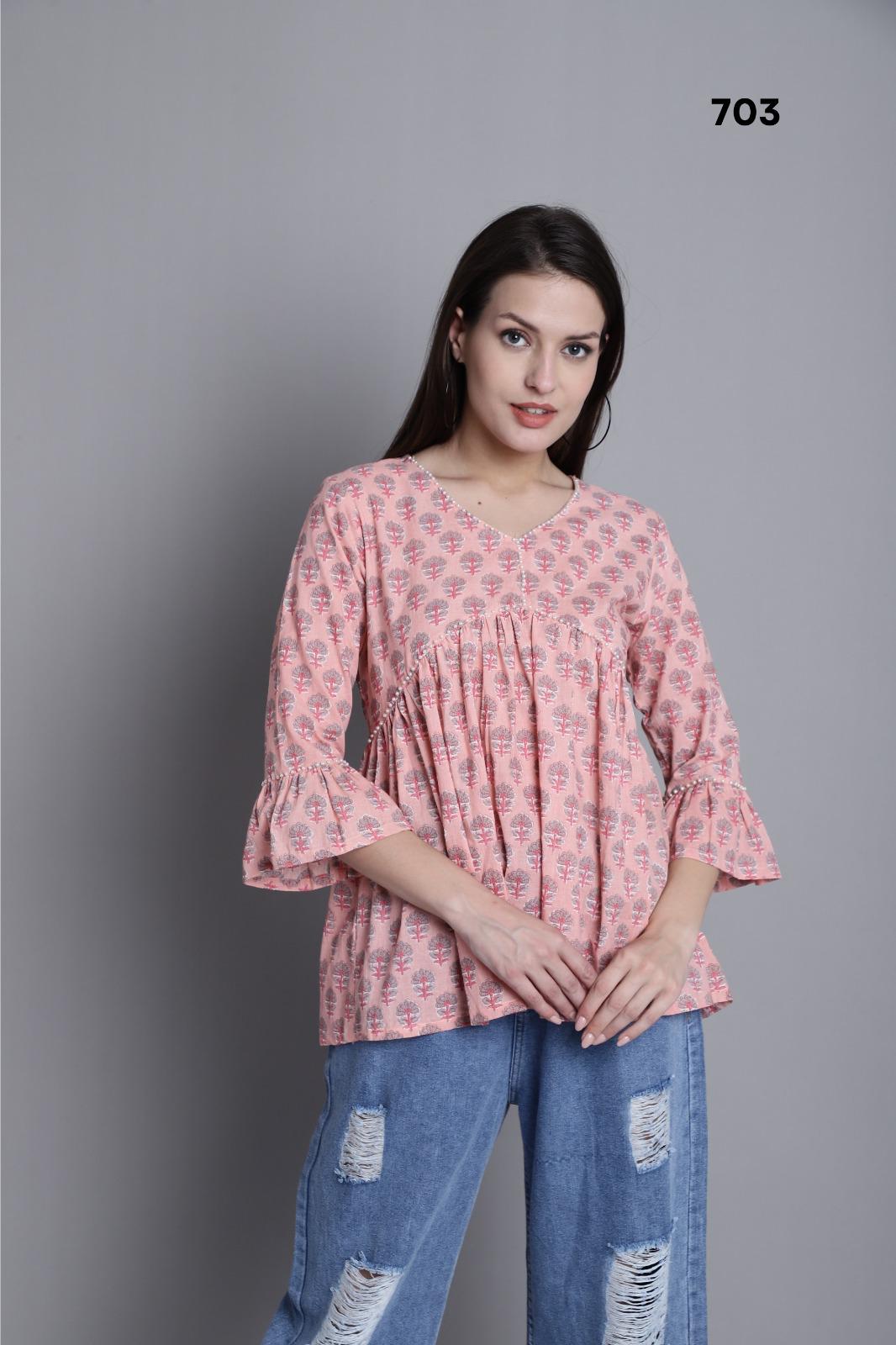 Trendy Printed Tops – 44 Unique Designs | Just ₹450