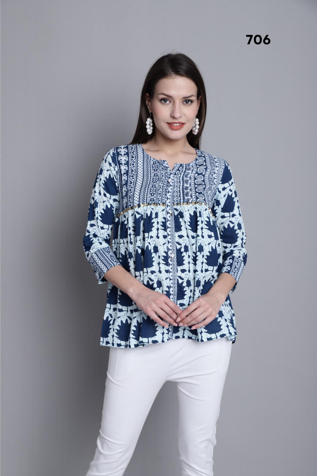 Trendy Printed Tops – 44 Unique Designs | Just ₹450